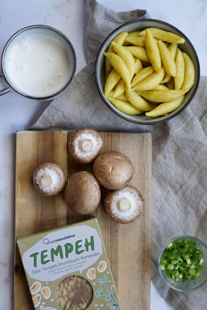Zutaten für Schupfnudel-Pfanne