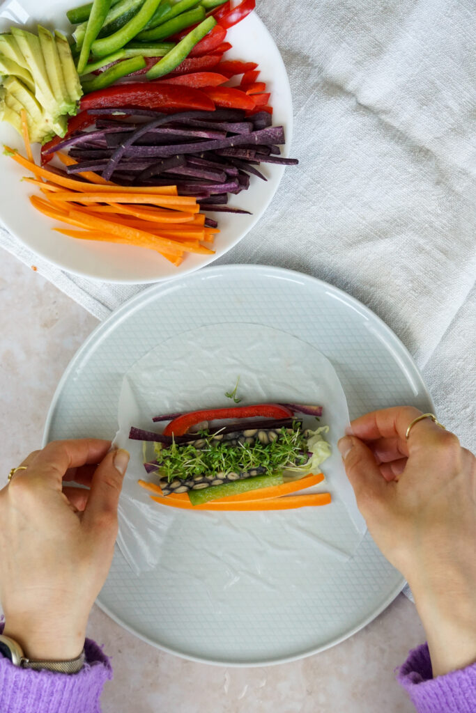 Summer Rolls mit Tempeh